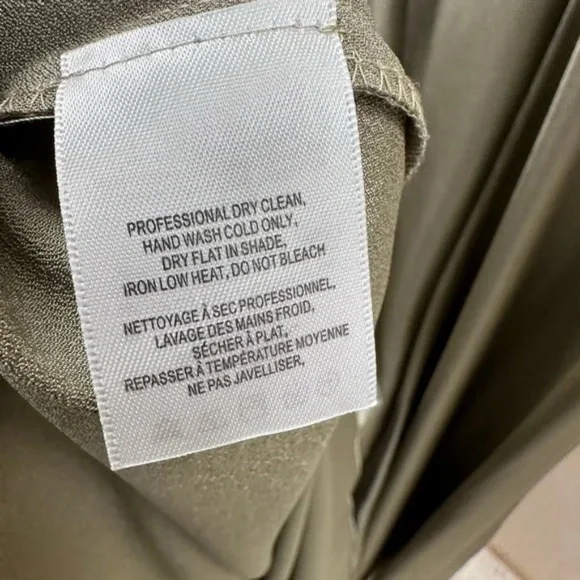 Jenny Yoo Brenna style Sage long cocktail gown/bridesmaid dress NWT sz 14 - Picture 5 of 16